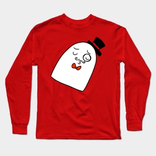 Kissy Dapper Ghost Long Sleeve T-Shirt